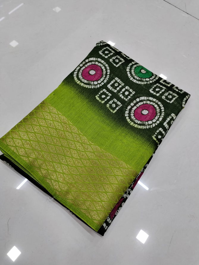  Kgm Batik Printed Designer Sarees Catalog